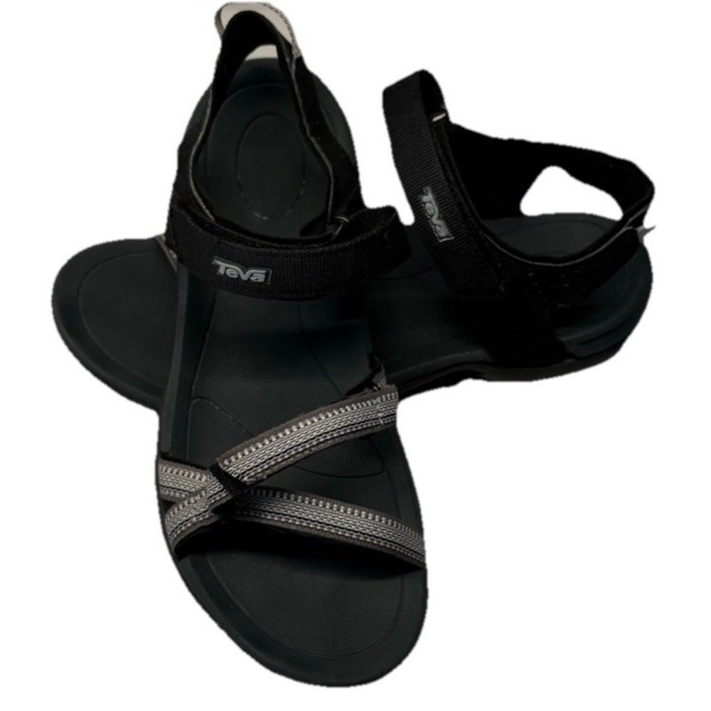 Teva Women's Verra Sport Sandals 1006263 Antiguous Black Multi Size 7 Good Strap